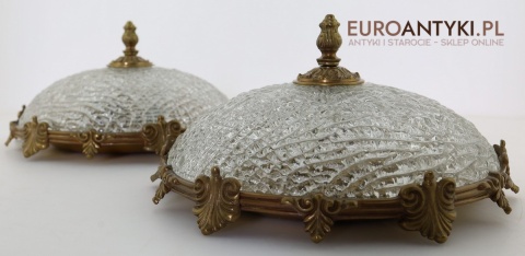 plafon sufitowy hollywood regency szkło strukturalne