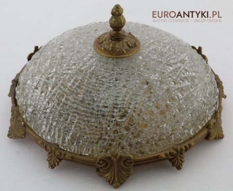 antyk plafon mosiężny