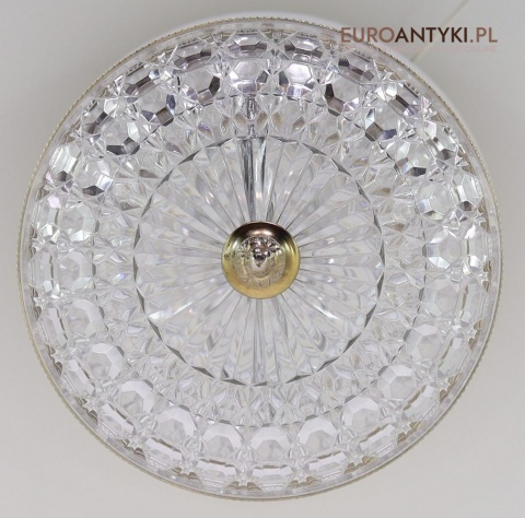 kryształowa lampa vintage z lat 50