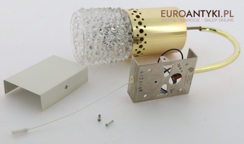 komplet dwóch kinkietów vintage