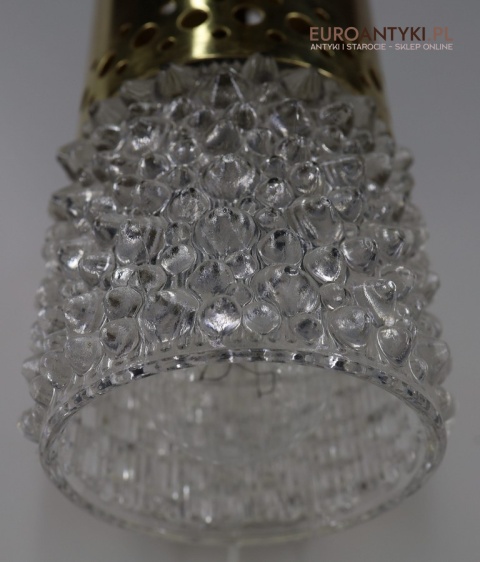 kinkiety loftowe ze szkła bąbelkowego