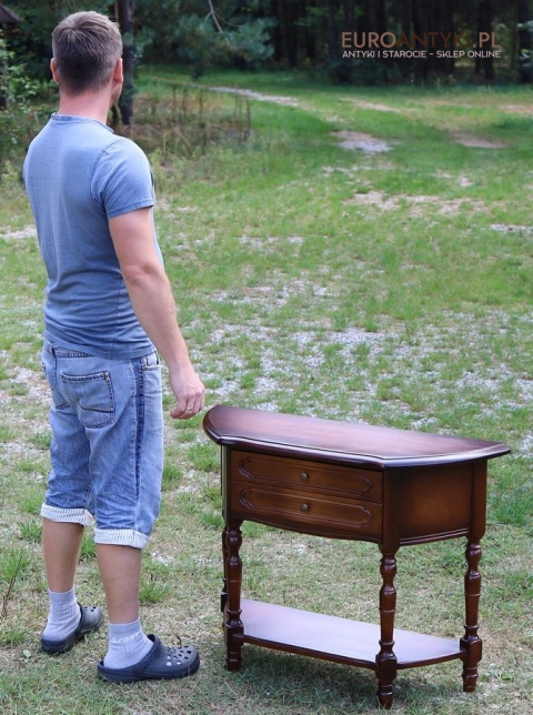 komoda retro z litego drewna