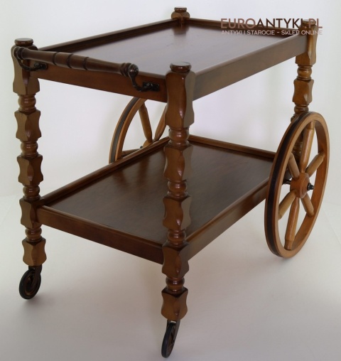 drewniany barek vintage z Francji