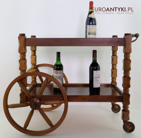 barek drewniany vintage sprowadzony z Francji