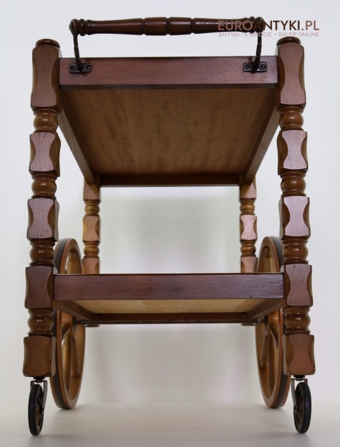 drewniany barek rustykalny z lat 70