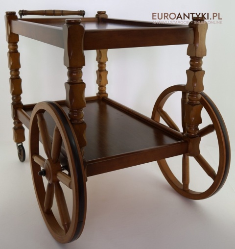 barek drewniany rustykalny dwupoziomowy