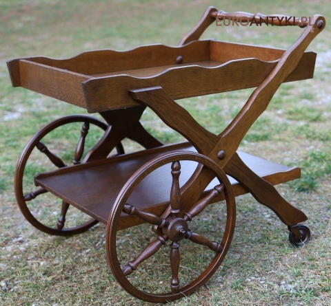 antyczny barkowy wózek z epoki