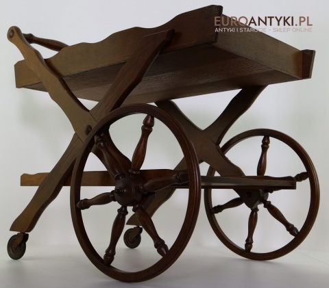 rustykalny barek dwupoziomowy