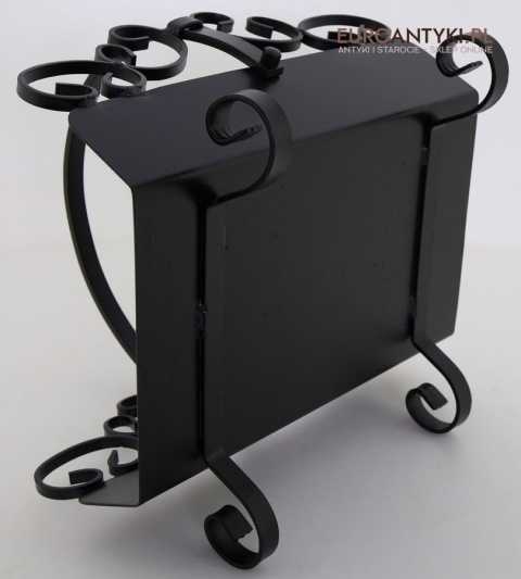 solidny kosz na drewno rustykalny