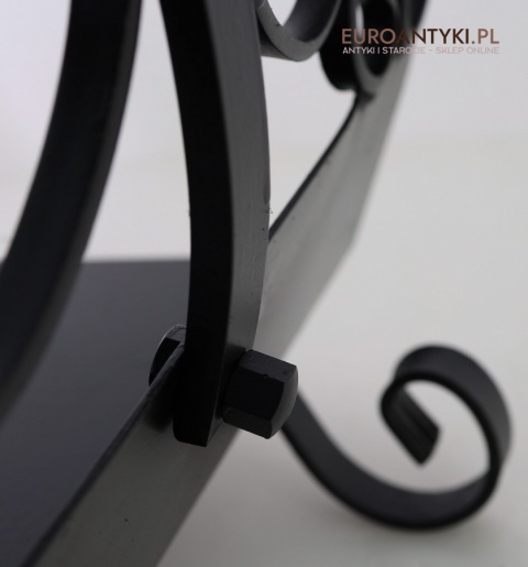 dekoracyjny kosz do kominka retro