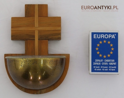 ścienne naczynie na wodę święconą retro