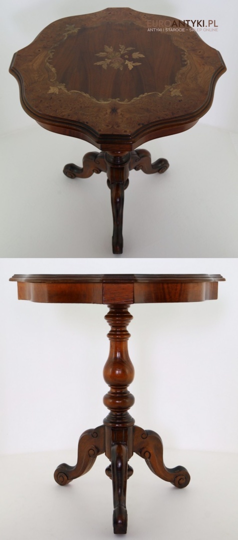 stolik retro z Francji w stylu pałacowym