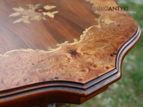 stolik kawowy neorenesansowy antyk