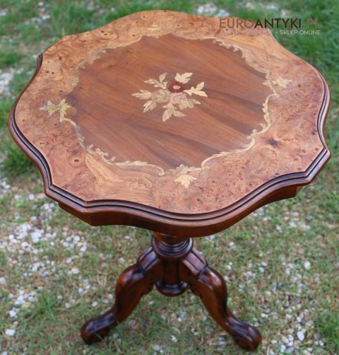 stolik kawowy w stylu pałacowym ludwikowskim