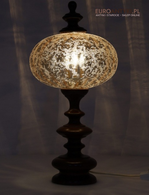 nastrojowa lampa stołowa retro