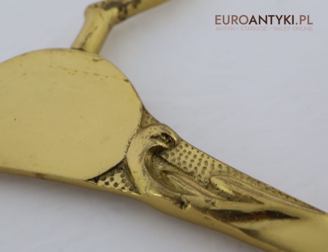 mosiężne Luksusowe wieszaki retro do garniturów