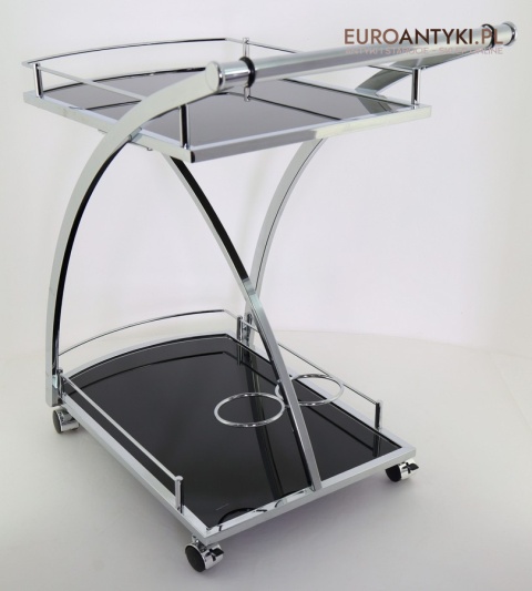 elegancki barek vintage space age chrom