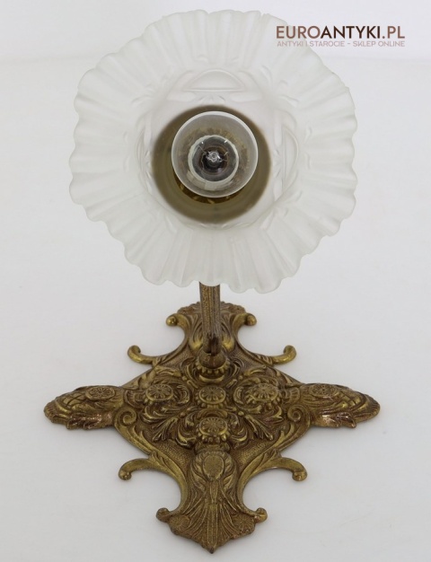 oryginalny kinkiet vintage z połowy XX wieku