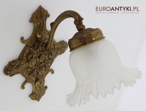 elegancki kinkiet neorokokowy z epoki