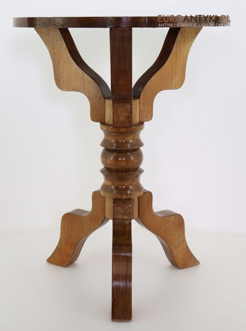 stolik kawowy retro z trójnogiem