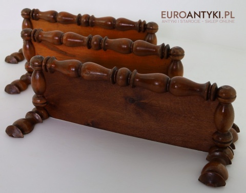 stare półki ścienne vintage komplet