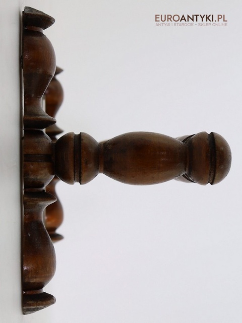 komplet półek z drewna styl retro