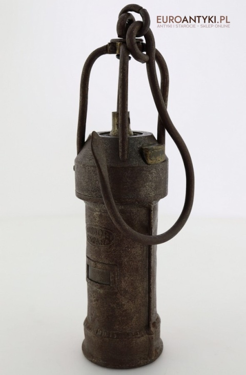 Oryginalna lampa górnicza z połowy XX wieku