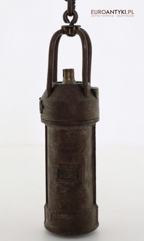 Tudor España lampa kopalniana vintage