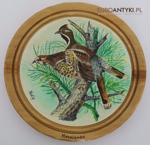 ptaki ręcznie malowane ozdoby myśliwskie