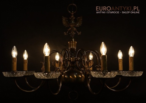 dekoracyjny żyrandol vintage xxl