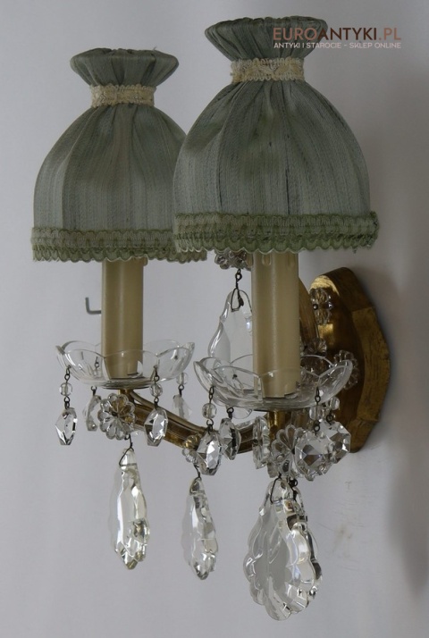 dekoracyjny kinkiet kryształowy maria teresa