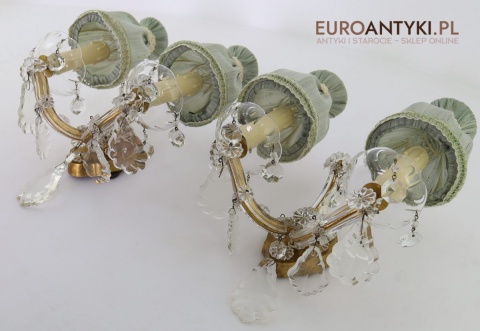 vintage kinkiety maria teresa komplet dwa