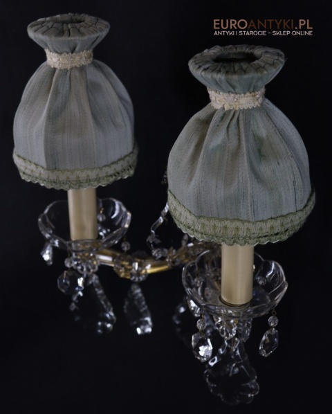 kryształowy kinkiet pałacowy ścienny