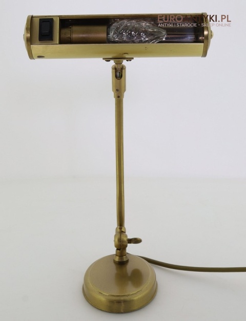 kolekcjonerska lampa bankierska