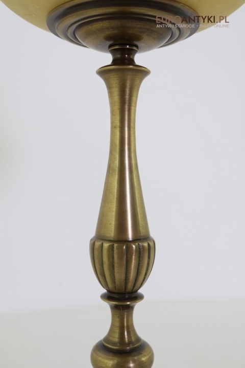 lampka stołowa antyczna z brązu