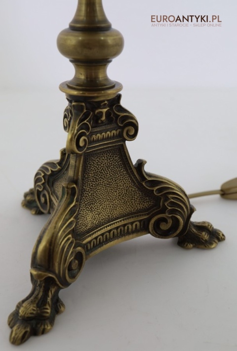 eklektyczna dekoracyjna lampka stołowa retro