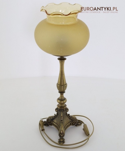 lampka stołowa eklektyczna retro