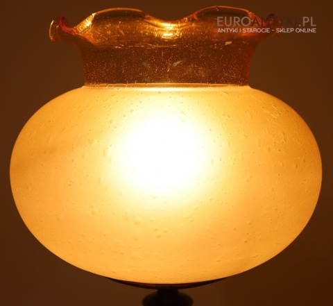 antyczny klosz do lampki