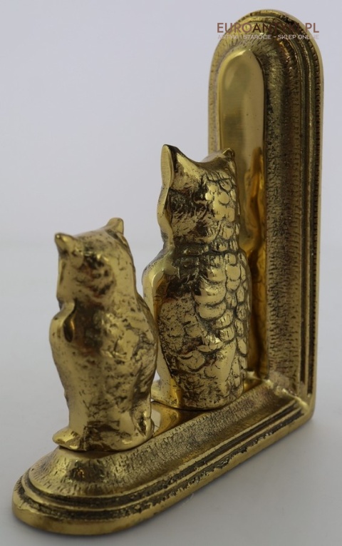 sowy retro w formie podpórek do książek