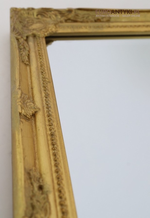 złocone lustro dekoracyjne szlifowana tafla dookoła