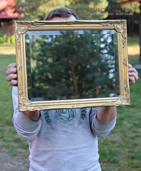 lustro vintage szlifowana tafla dookoła