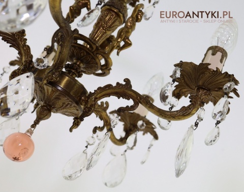 żyrandol pałacowy retro