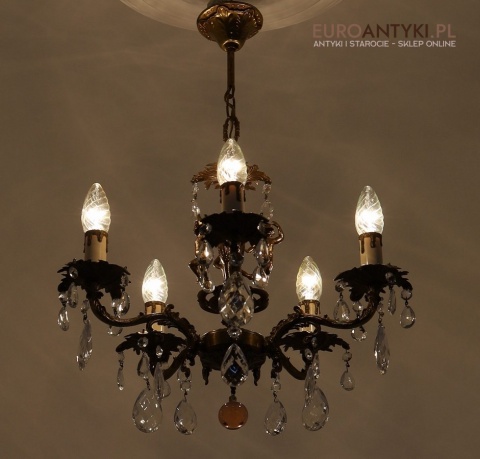 żyrandol pałacowy vintage