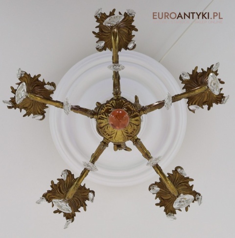 zabytkowy żyrandol z francji