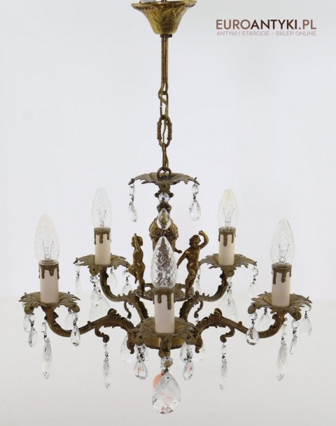 żyrandol retro dekoracyjny