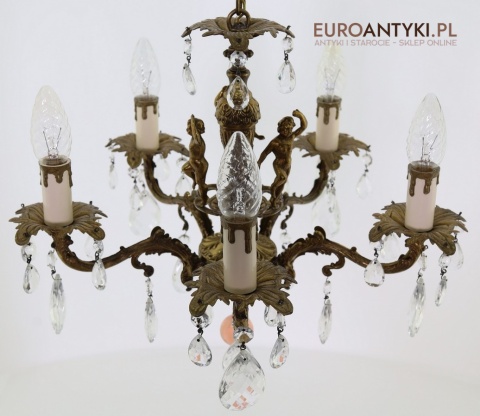 żyrandol z połowy xx wieku