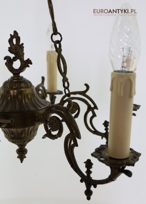 vintage żyrandol vintage do salonu