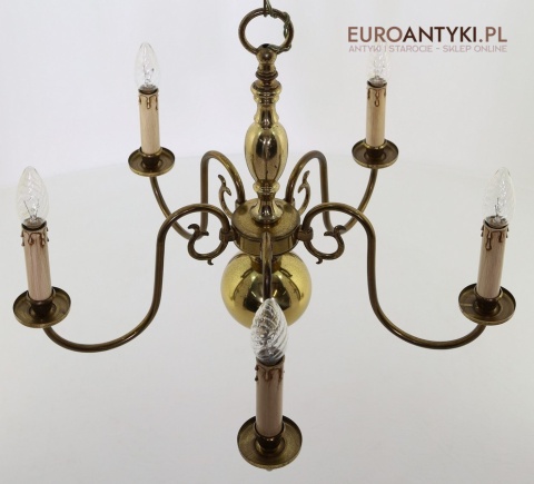 żyrandol retro do salonu