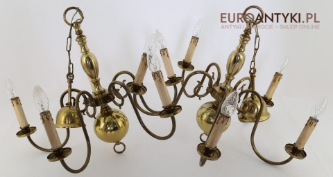 stare żyrandole w stylu pająk