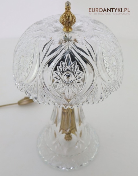 unikatowa lampa z kryształu